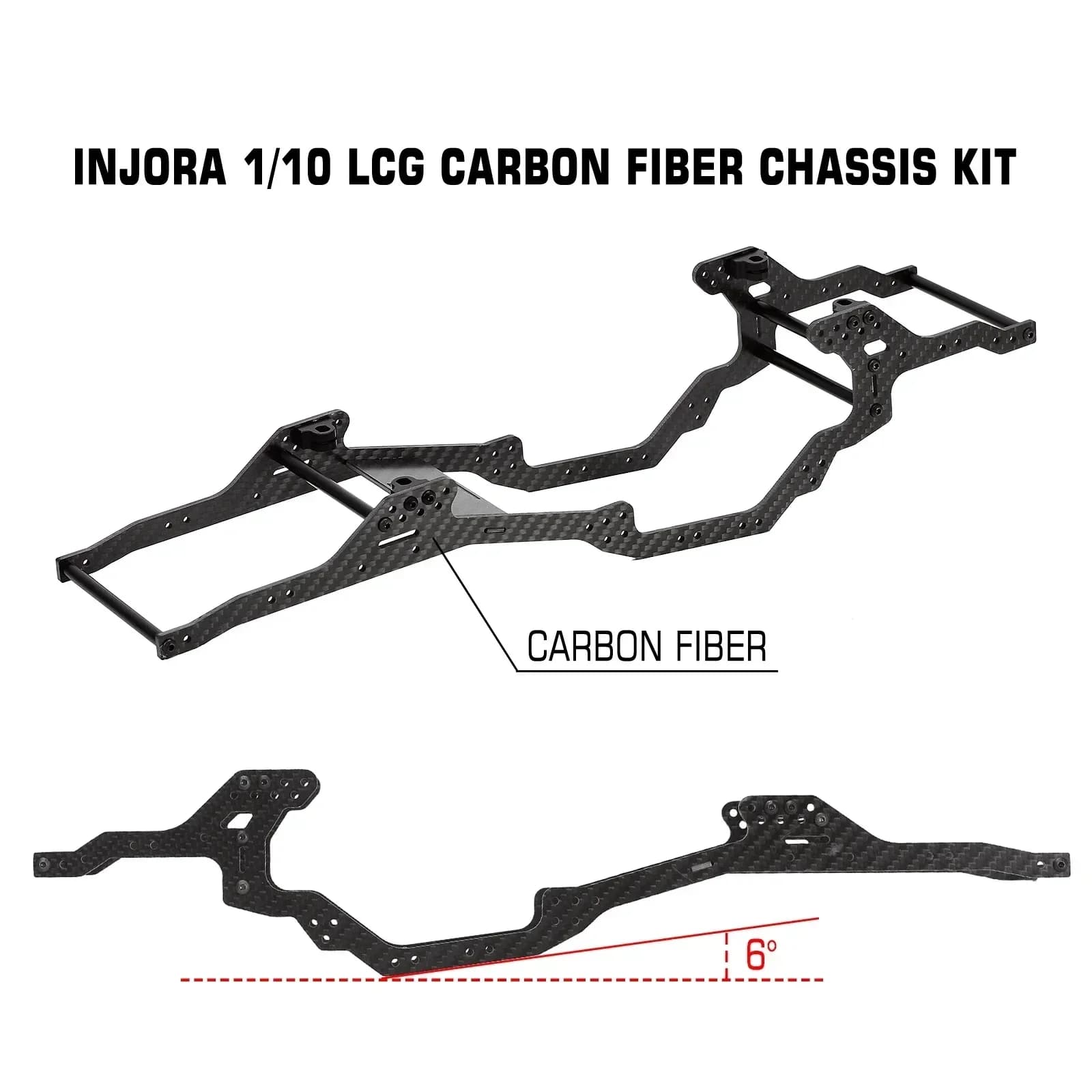 INJORA LCG Fiber Chassis – Produktbild 1