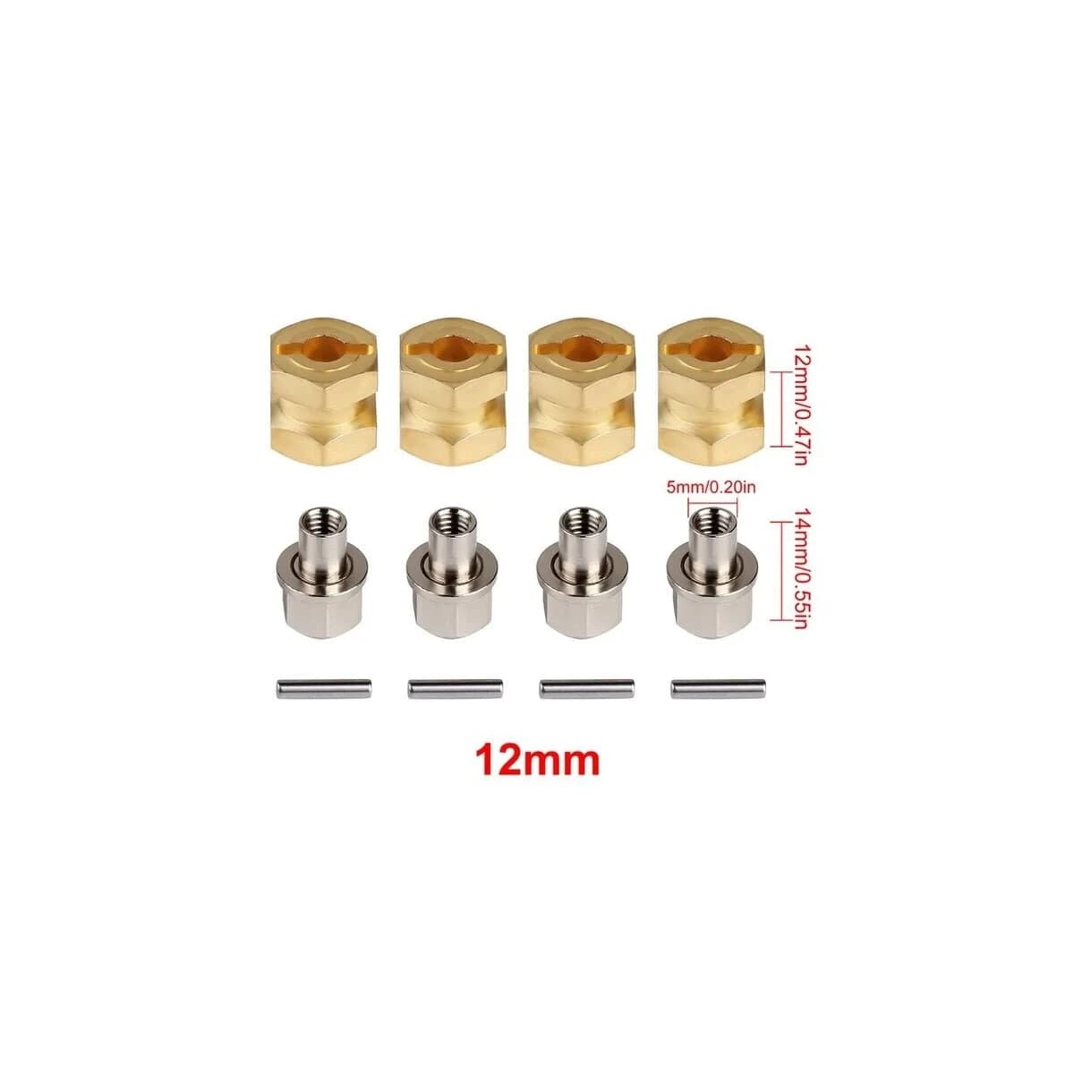 INJORA 4PCS 12mm – Produktbild 1