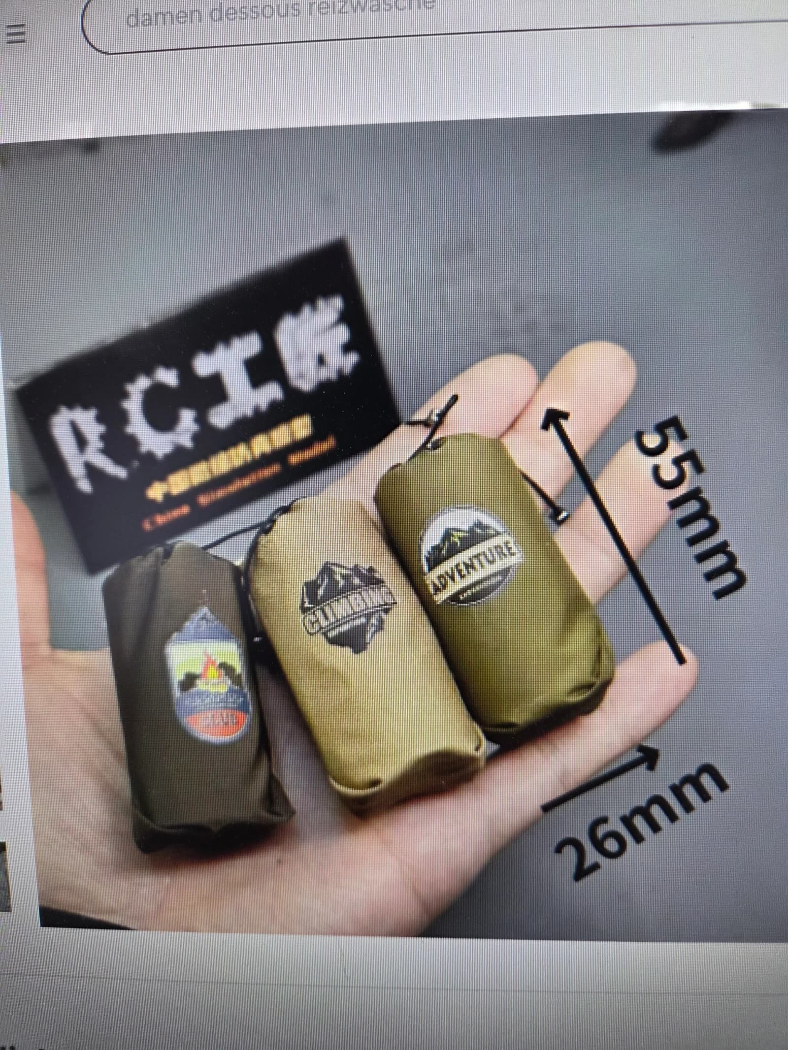 RC Modell Simulation Runde Tasche ( CLIMBING ) – Produktbild 1