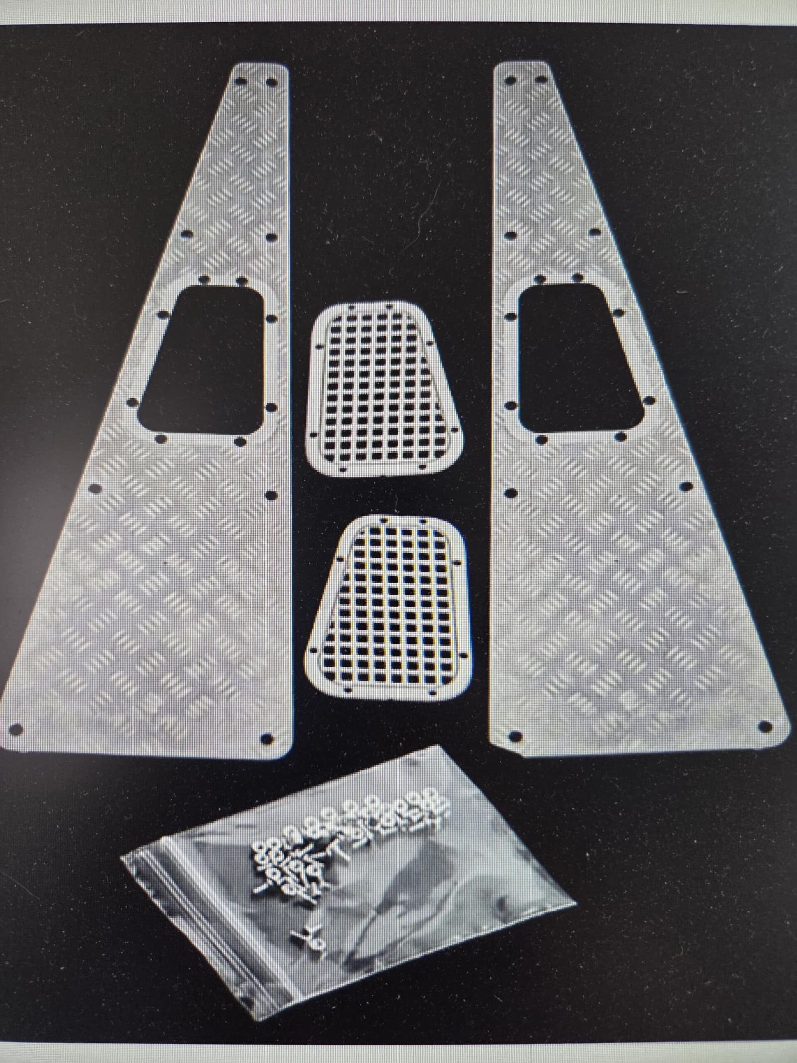 Metall-Skid Plate Hood Set für Traxxas – Produktbild 1