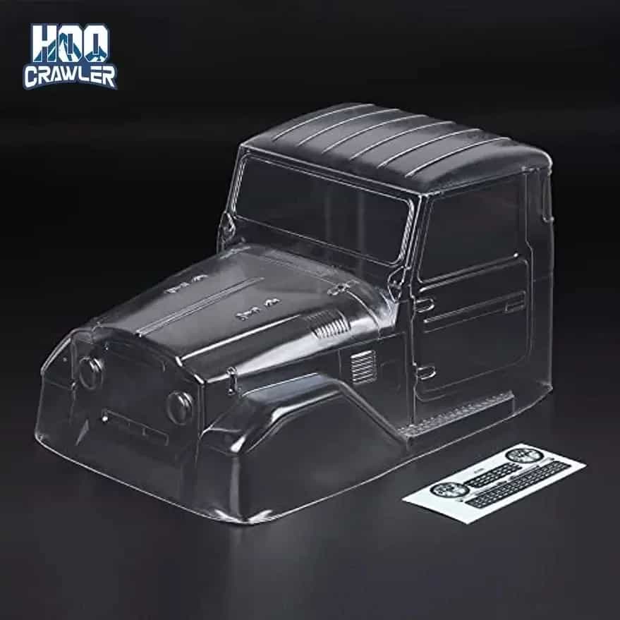 HooCrawler 1/10 1965 Toyota FJ40 Truck Cab PC Klare Karosserie für RC Crawler Axial SCX10 TRX4
