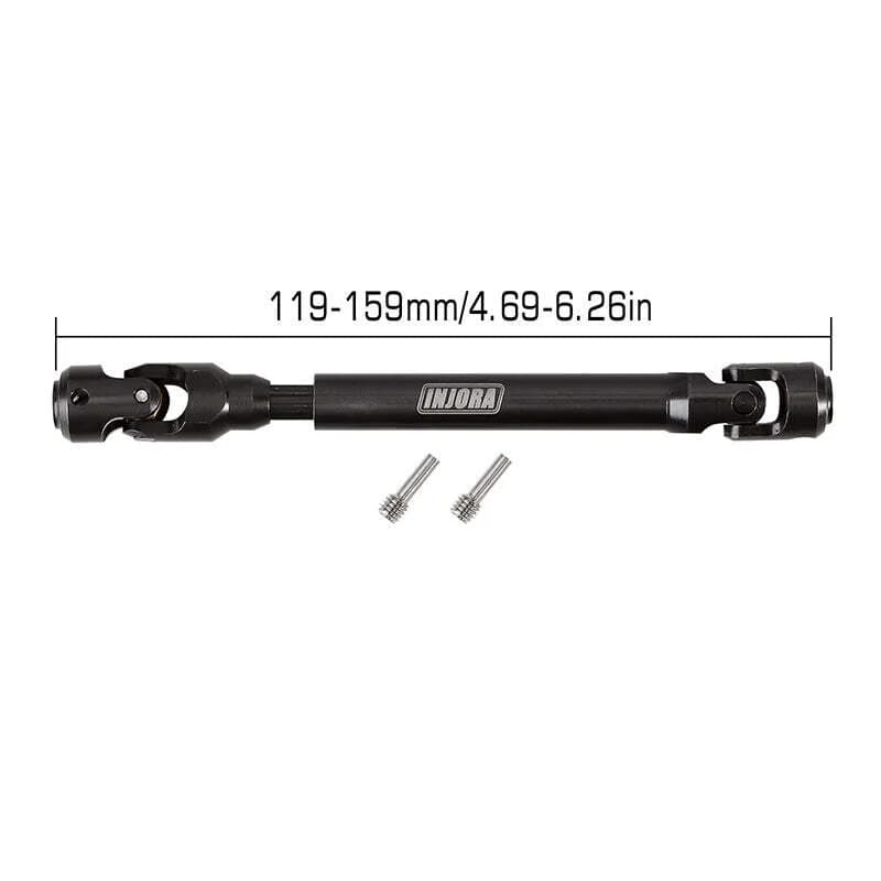 INJORA Steel Heavy-Duty 119-159mm Drive Shaft for 1/10 RC Car Crawler – Produktbild 1