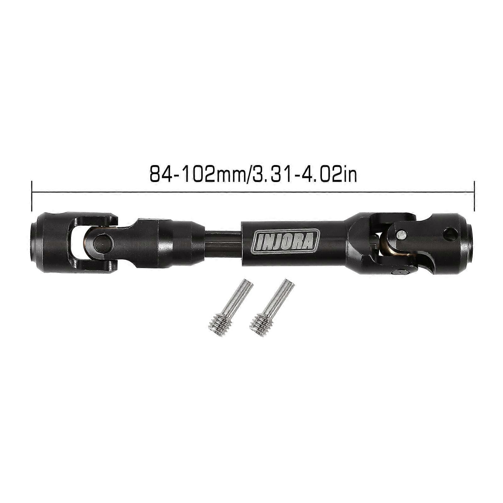 INJORA Antriebswellen 84 - 102 mm Drive Shaft for 1/10 RC Car Crawler – Produktbild 1