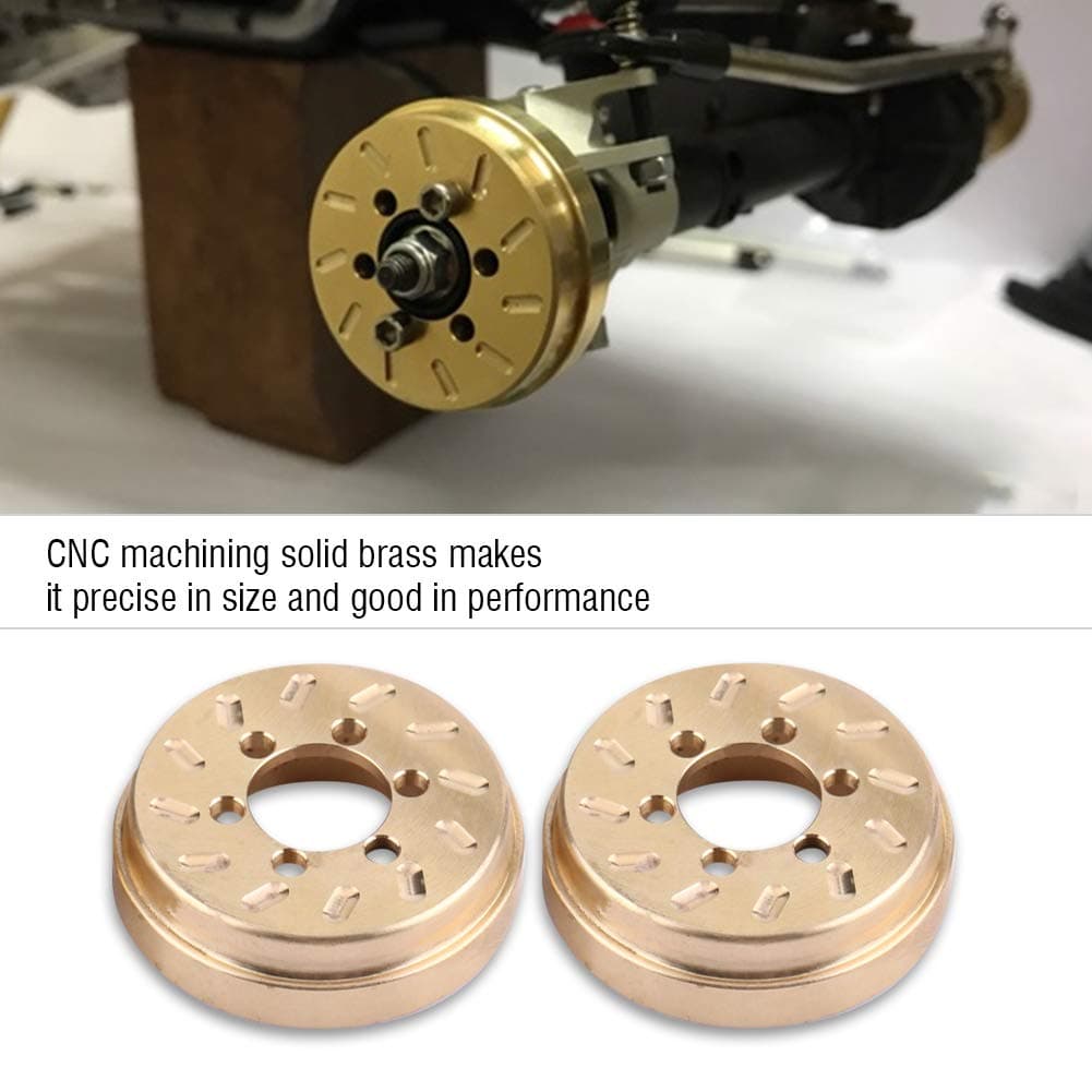 CNC - gefrästes internes Gegengewicht aus Messing – Produktbild 1